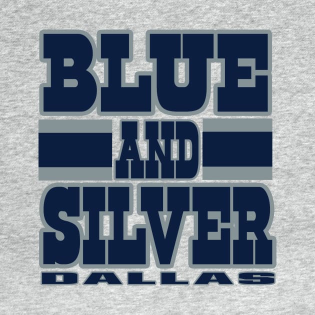 Dallas LYFE Blue and Silver True Football Colors! by OffesniveLine